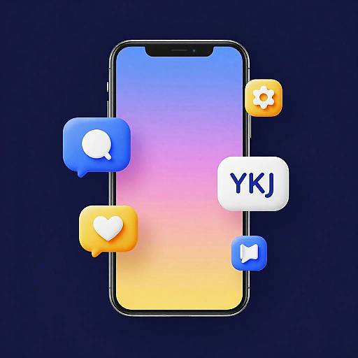 Vibrant Interactive Smartphone App Concept