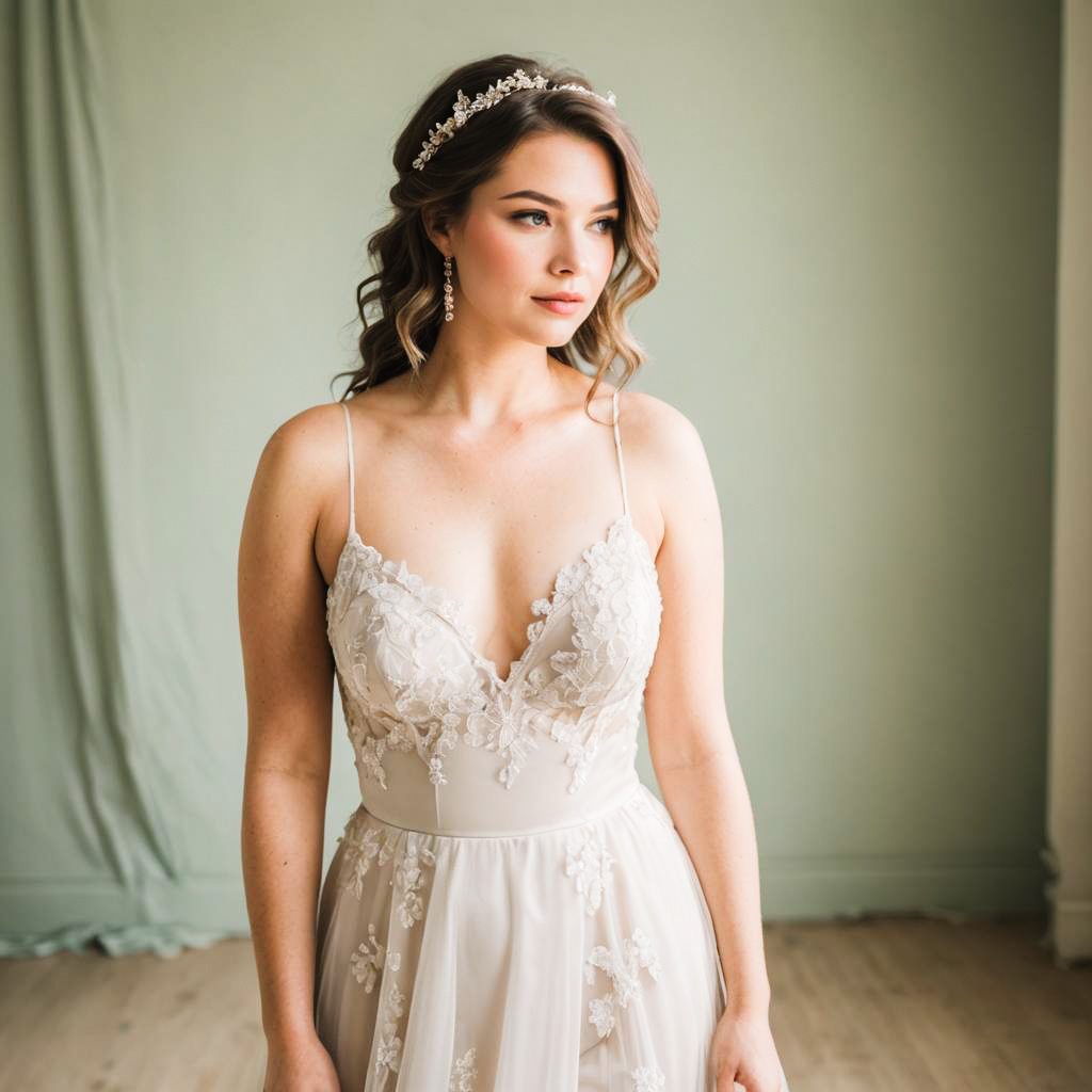 Whimsical Bridal Photoshoot in Soft Lighting