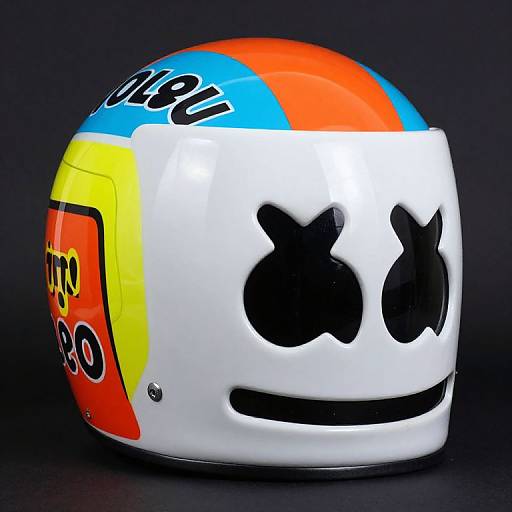 Time Loop Helmet with Bold Colors