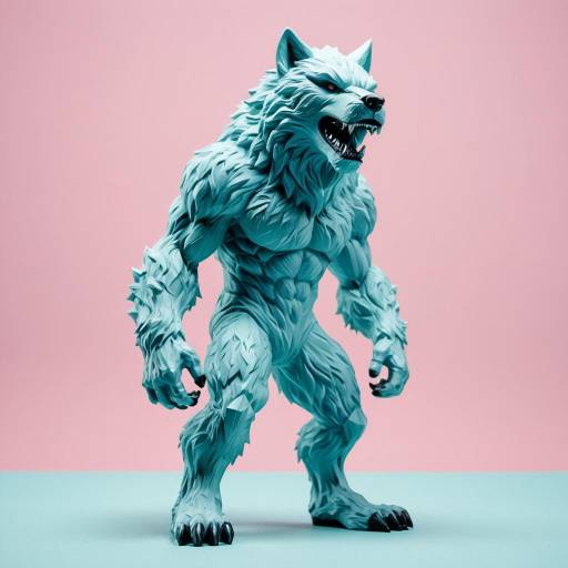 Expressionism Werewolf 3D Model