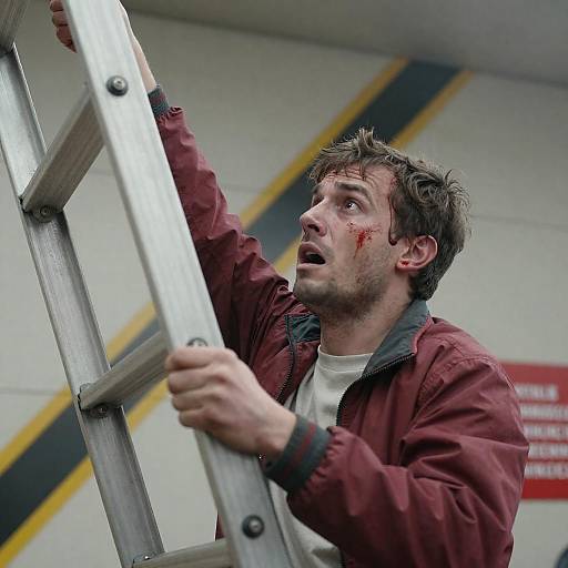 Dramatic Scene of Desperation and Fear