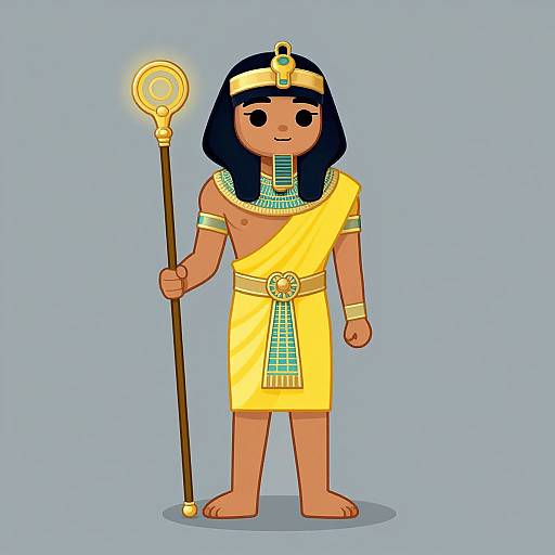 Kawaii Egyptian Prince Fantasy Art