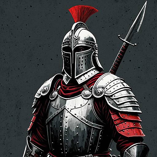 Anglo Gothic Warrior Art Print