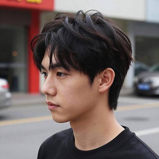 Trendy Asian Men's Medium Hairstyles