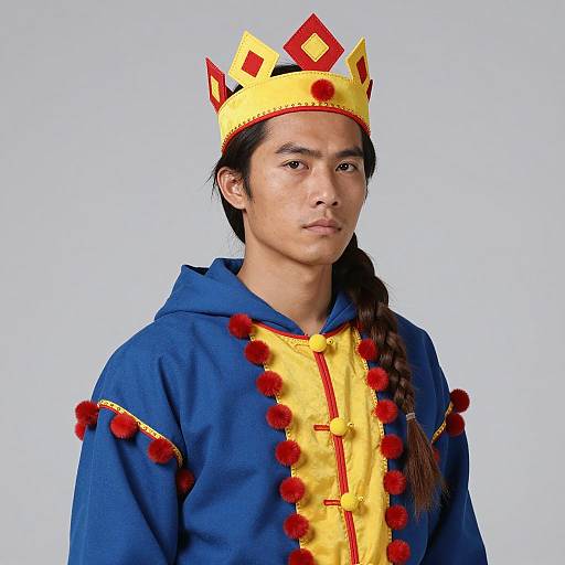 Vibrant Rio Costume Portrait in Studio