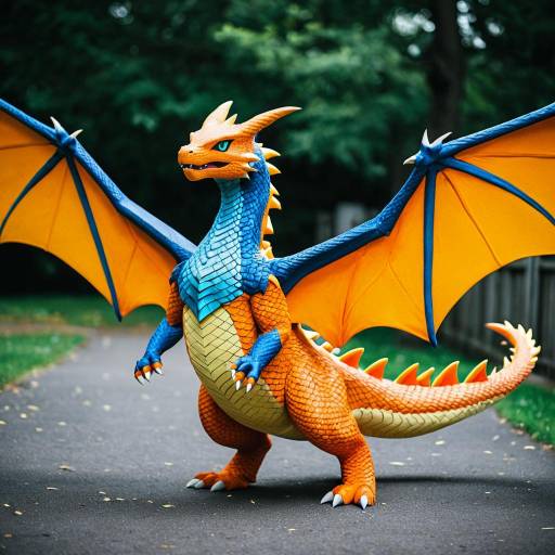 Charizard Cosplay Costume Outdoors