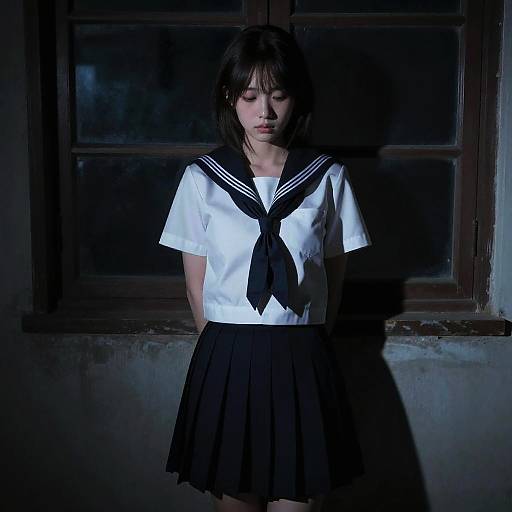 Photorealistic Melancholy JK Portrait