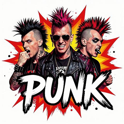 Aggressive Punk Band Logo Design