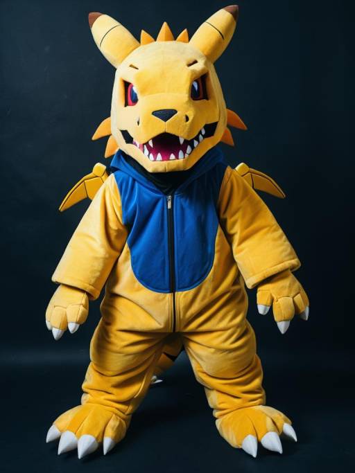 Realistic Agumon Cosplay by Man