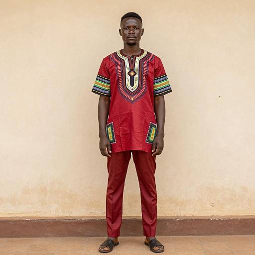 Traditional Dashiki Style Man Costume Photograph