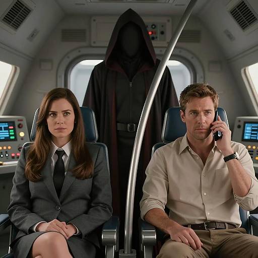 Space Encounter in a Cockpit Setting