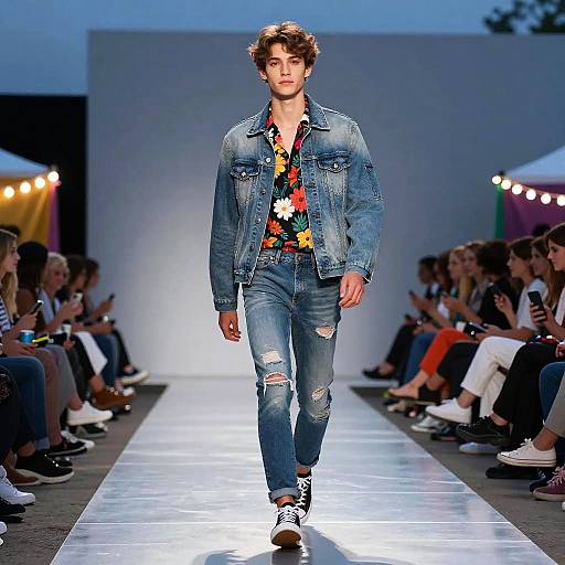 Indie Musician on Couture Runway