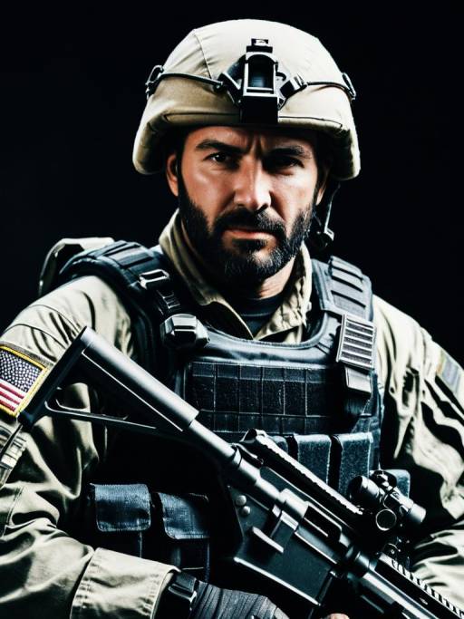 Seal Team Six Soldier in Tactical Gear