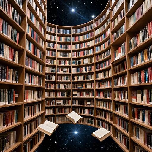 Infinite Library in Space