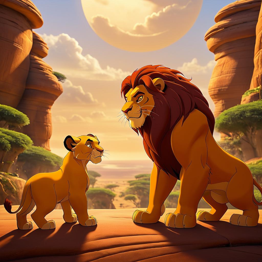 Simba vs Mufasa: Epic Disney Showdown