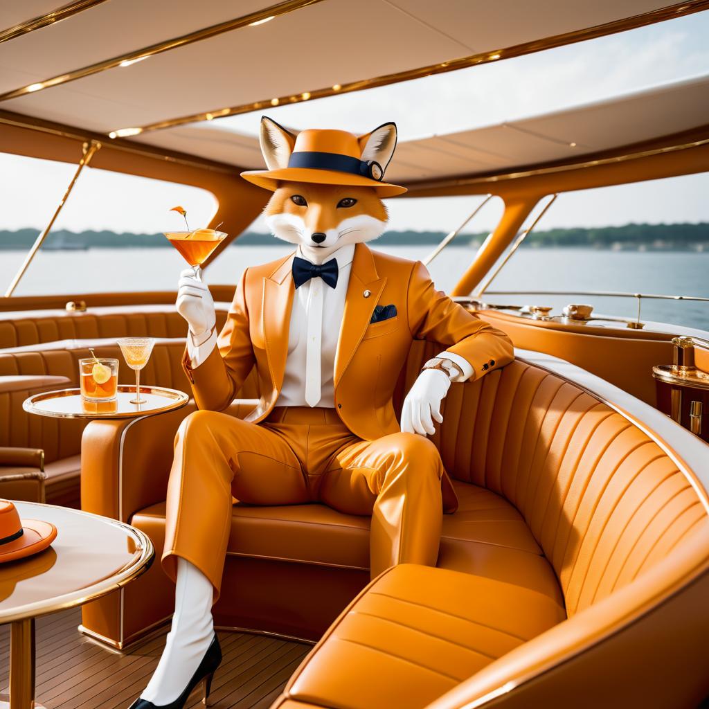 Chic Fox Yacht Leisure Scene