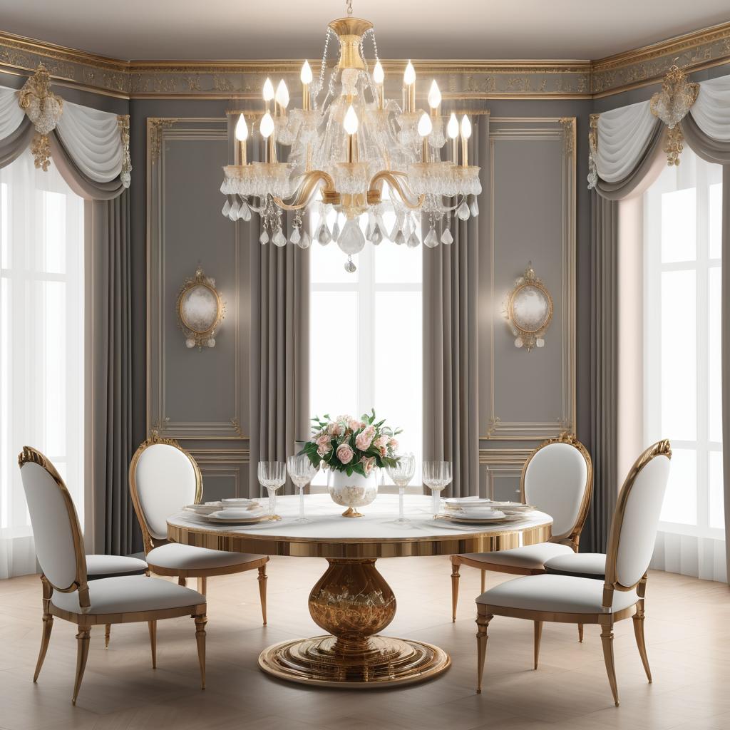 Elegant Dining Room in Classic Style