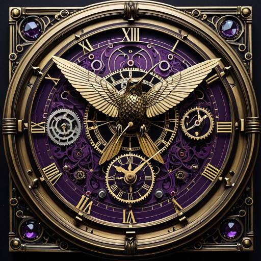 Futuristic Hummingbird in Clockpunk Drama