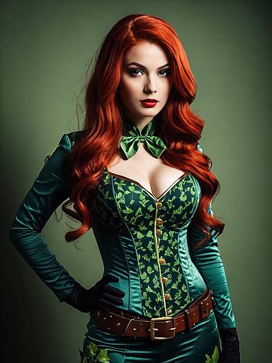 Vintage Poison Ivy Editorial Portrait