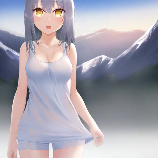 Adventurous Girl on a Mountain Trail