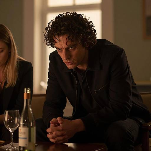 Intense Conversation in a Dim Room