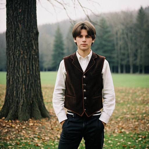 Realistic Outdoor Portrait of a German Man
