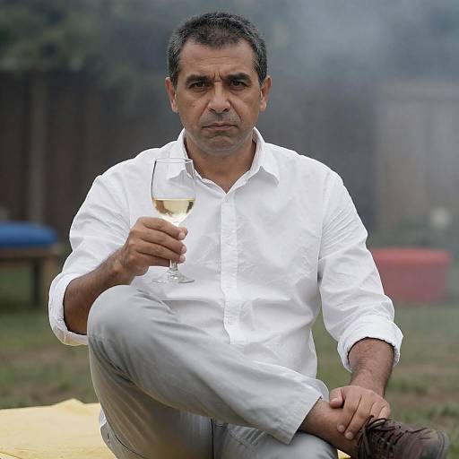 Outdoor Portrait of a Middle-Aged Man