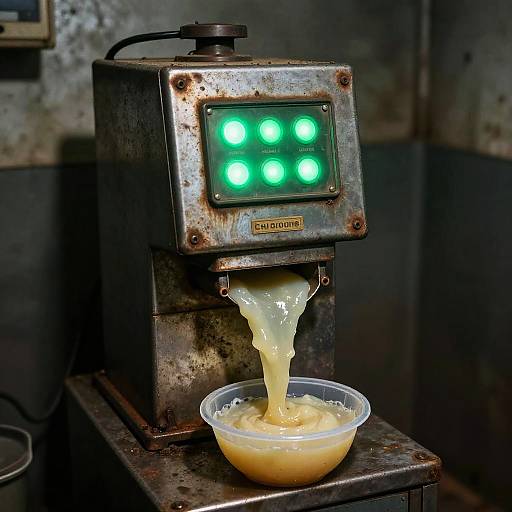 Post-Apocalyptic Nutrient Paste Dispenser