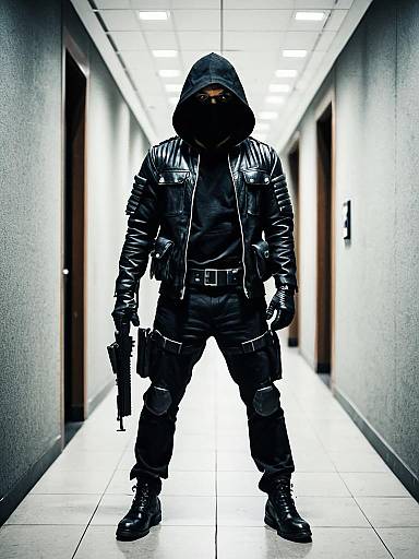 Photorealistic Robber Costume Cosplay