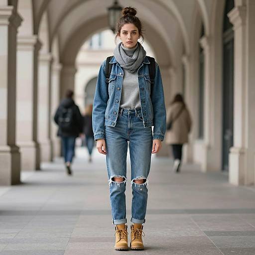 Casual Chic in Urban Archway