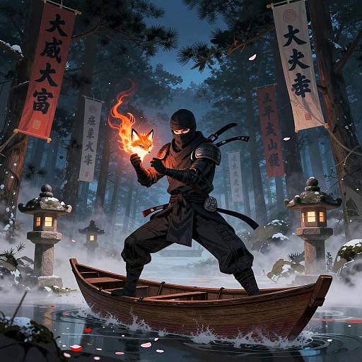 Sparrow Ninja in Twilight Forest