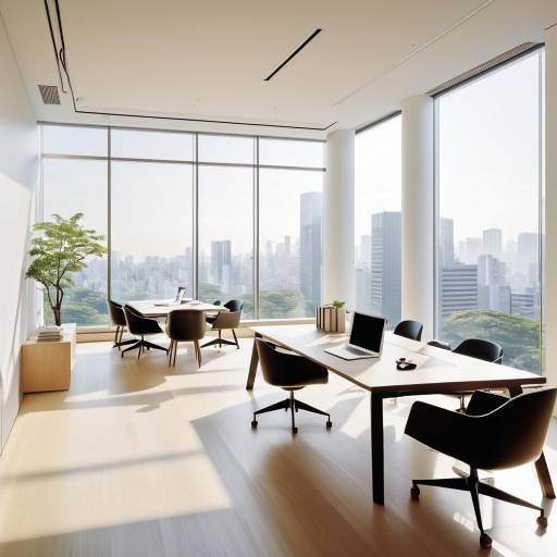 Sophisticated Urban Tokyo Office Interior