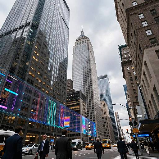 Futuristic Corporate Skyscraper Cityscape