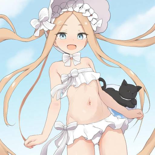 Illustration of Abigail williams (swimsuit foreigner) (third ascension) (fate), fate/grand order in the style of Yakihebi