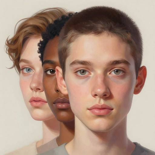 Diverse Faces Merging Art and Tech