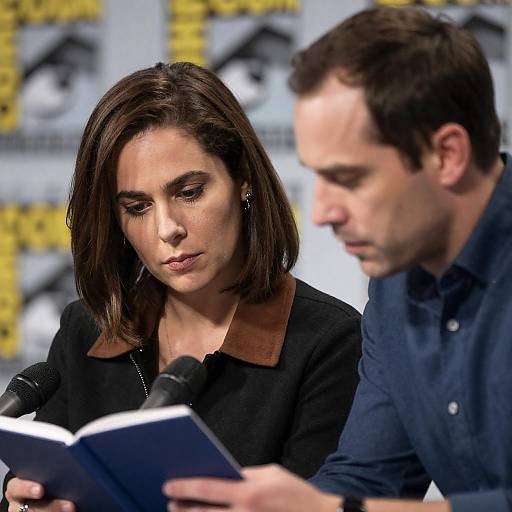 Close-Up of Intense Conversation