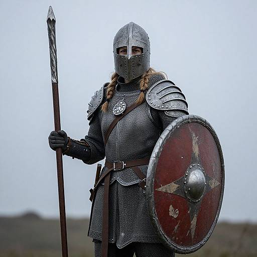 Viking Shield Maiden Warrior