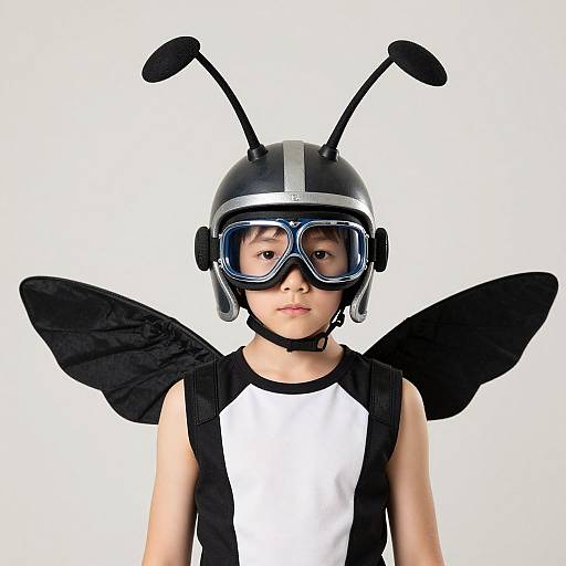 Male Fly Movie Costume Portrait