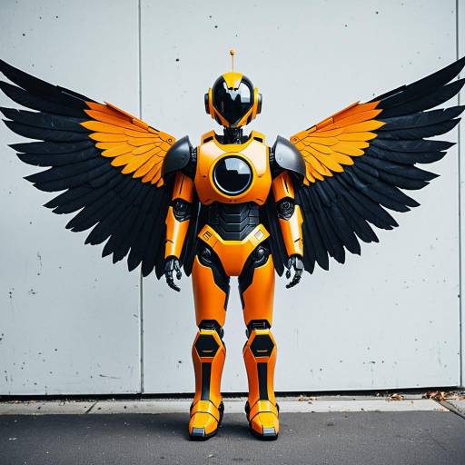 Stylized Bird Robot Cosplay Costume Design