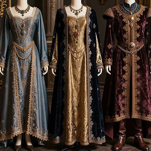 DND Noble Attire with Embroidery