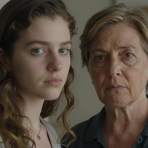 Close-Up Portraits of Two Women