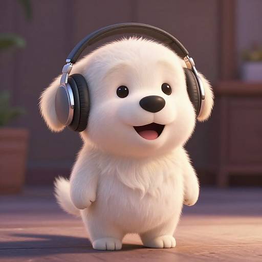 Cute Chibi Golden Retriever Animation