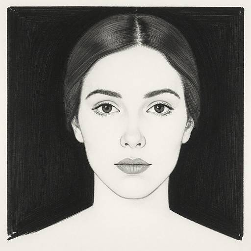 Woman Portrait by Alex Katz