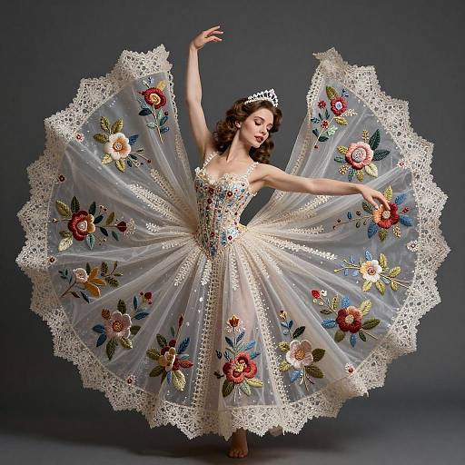 Hyper-Realistic Dancing Princess Concept Art