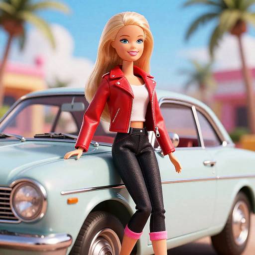 Ultra-Realistic Barbie Vintage Shot