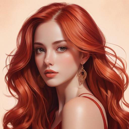 Vibrant Portrait of a Young Woman