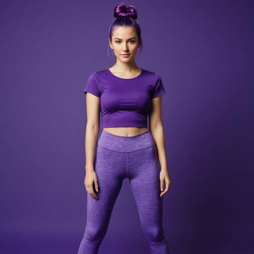 Realistic Solo Character in Purple Costume