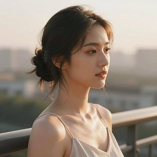 Elegant Portrait of a Young Woman