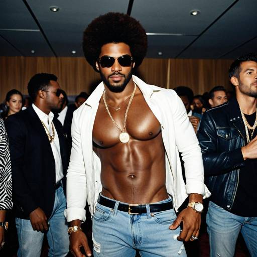Stylish Disco Outfit for Male Partygoer