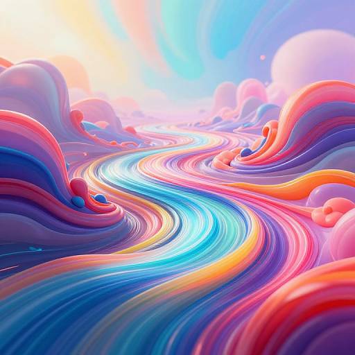 Dynamic Fluid AI Artscape